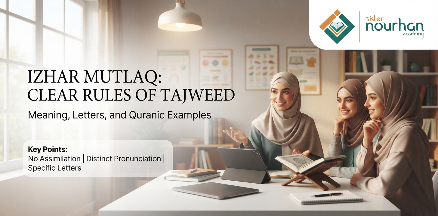 Izhar Mutlaq with Examples — Meaning, Letters, and Quran Examples